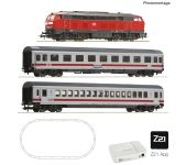 Roco 5110012 - H0 - Digital Start Set Personenzug Diesellok BR 218 mit ROCO LINE, DB AG, Ep. VI - mit Z21 App